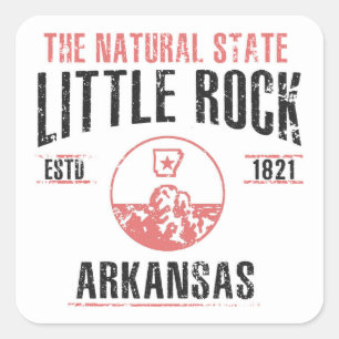 Sticker Carré Little Rock