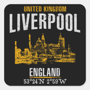 Sticker Carré Liverpool