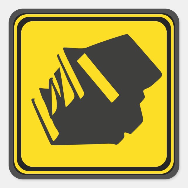 Sticker Carré Livres à l'avance ! (Devant)