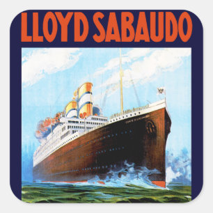 Sticker Carré Lloyd Sabaudo ~ Conte Biancamano
