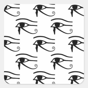 Sticker Carré L'Oeil Du Motif Horus