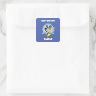 Sticker Carré Logo Baby LOONEY TUNES™ C'est fini les amis