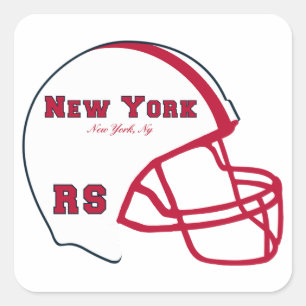 Sticker Carré Logo de football New York