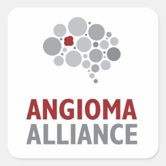 Sticker Carré Logo de l'Alliance Angioma