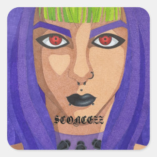 Sticker Carré logo de sconczz