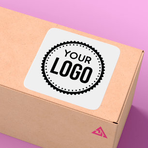 Sticker Carré Logo d'entreprise personnalisé