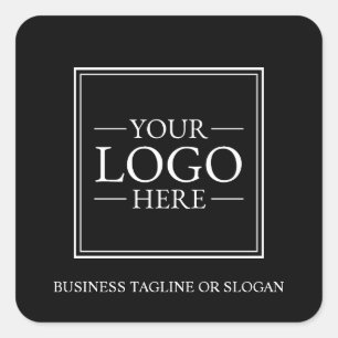 Sticker Carré Logo d'entreprise personnalisé professionnel