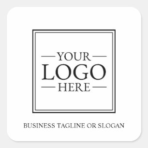 Sticker Carré Logo d'entreprise personnalisé professionnel
