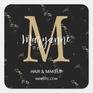 Sticker Carré Logo Monogram Business
