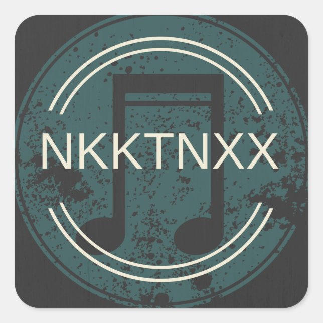 Sticker Carré Logo Nikkitanixx (Devant)