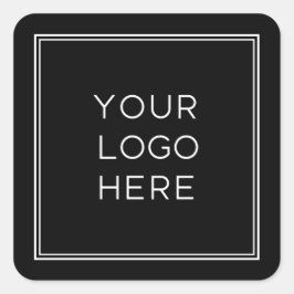Sticker Carré Logo personnalisé professionnel | Simple et minima