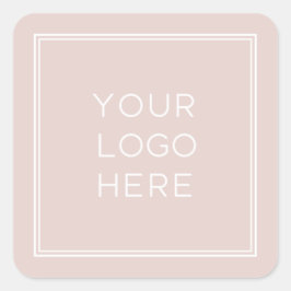 Sticker Carré Logo personnalisé professionnel | Simple et minima
