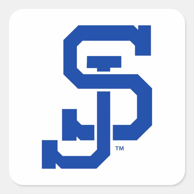 Sticker Carré Logo SJ Spartans (Devant)