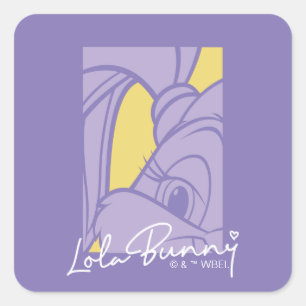 Sticker Carré Lola Portrait Autograph