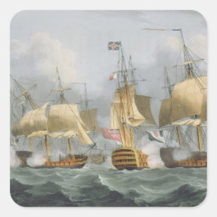 Sticker Carré Lord Howe dans la Reine Charlotte, briser l'Ene