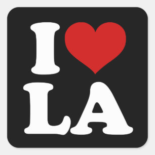Sticker Carré Los Angeles