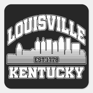 Sticker Carré Louisville, Kentucky
