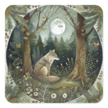 Loup de bois mystique