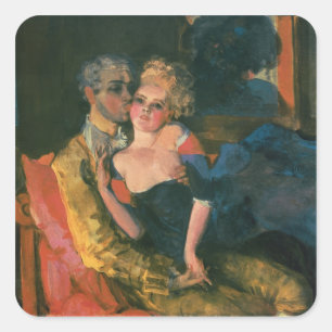 Sticker Carré Love, 1910