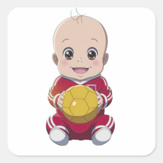 Sticker Carré Love football