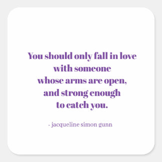 Sticker Carré Love quote