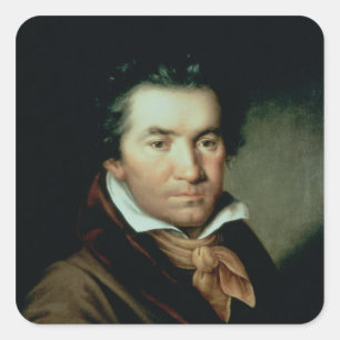Sticker Carré Ludwig van Beethoven