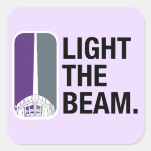 Sticker Carré Lumière La Poutre - Sacramento Basketball