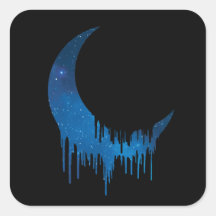 Lune gothique dérivante (galaxie bleue)
