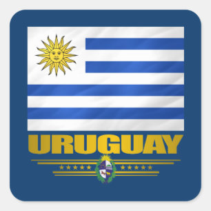 Sticker Carré "L'Uruguay Pride"