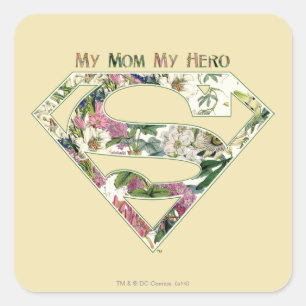 Sticker Carré Ma mère, mon héros