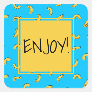 Sticker Carré Macaroni au fromage