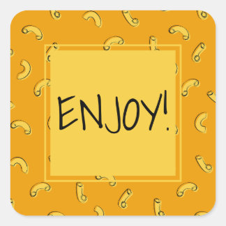 Sticker Carré Macaroni au fromage