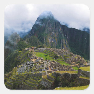 Sticker Carré Machu Picchu, Pérou