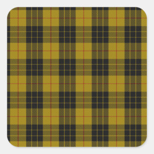 Sticker Carré MacLeod Clan Tartan (alias "Loud MacLeod")
