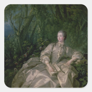 Sticker Carré Madame de Pompadour, 1758