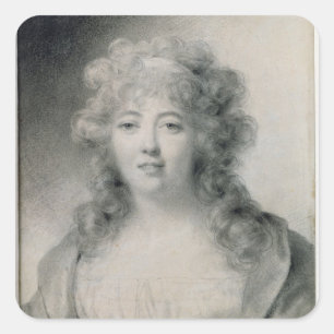 Sticker Carré Madame de Stael 1810