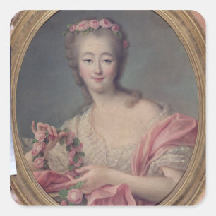 Sticker Carré Madame du Barry, 1770
