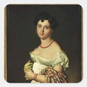 Sticker Carré Madame Henri-Philippe-Joseph Panckouke 1811