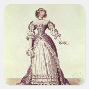 Sticker Carré Madame Moliere, née Armande Bejart