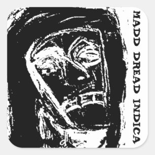 STICKER CARRÉ MADD DREAD INDICA