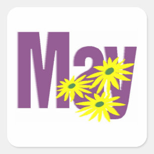 Sticker Carré Mai