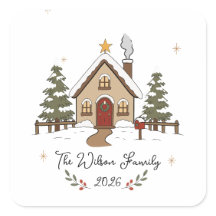Maison de Noël Cosy Personnalisée