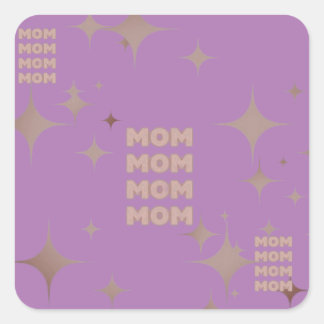Sticker Carré Maman