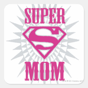 Sticker Carré Maman superbe Starburst
