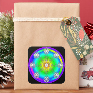 Sticker Carré Mandala celtique