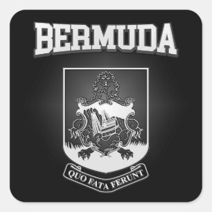 Sticker Carré Manteau des Bermudes des bras