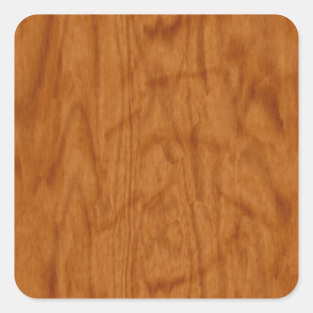 Sticker Carré Maple Wood at It's Best (Devant)