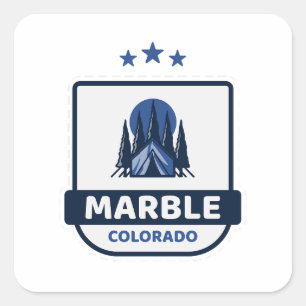 Sticker Carré Marbre - Colorado