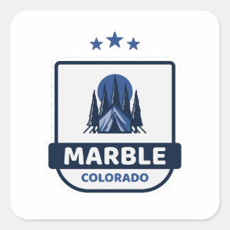 Sticker Carré Marbre - Colorado
