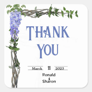 Sticker Carré Mariage